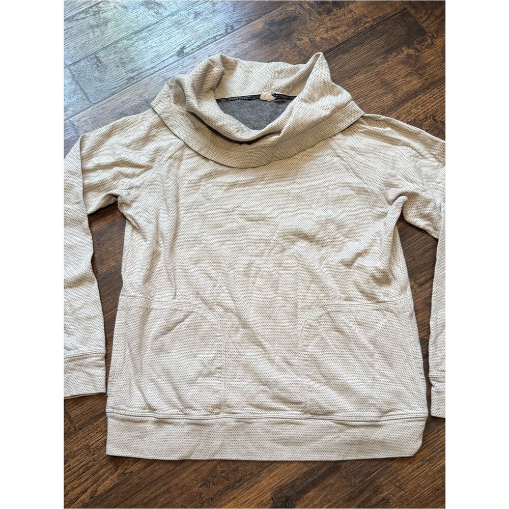 Patagonia Cream Cowl Neck Pullover Sweater